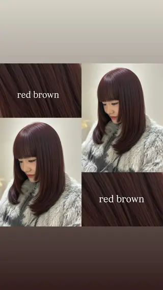 ミディアム kotone🦋艶髪 似合わせカットカラーのヘアスタイル