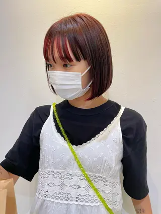 ショート カラー 👑ボブはお任せ ミヤノ👑のヘアスタイル