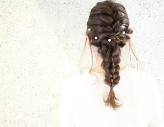 セミロング ロング ヘアアレンジ creep hair nozomiのヘアスタイル