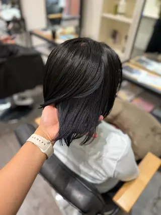 ミディアム カラー 艶髪レイヤー上田 紗也🇰🇷💗のヘアスタイル
