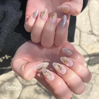 セミロング ネイル SalonPrima 西院Nail&Eyeのネイルデザイン