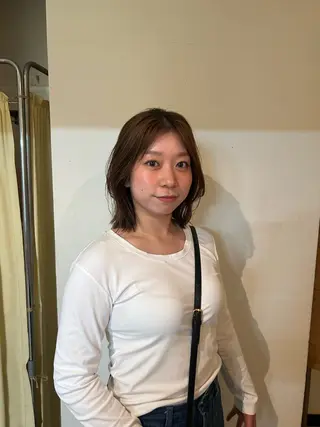 ミディアム ORe'S HAIR BE　GLaDまなみのヘアスタイル