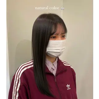 ロング カラー 蓑輪璃央 ショートカットのヘアスタイル