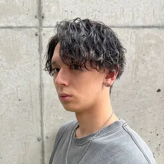ショート パーマ メンズ Mizuki Yajimaのヘアスタイル