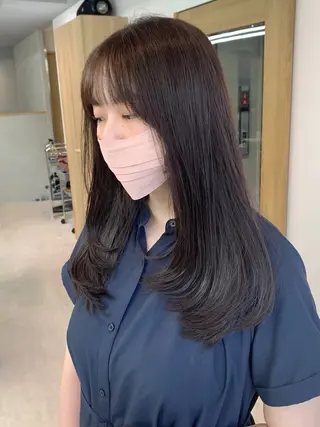 ロング カサイ ミユのヘアスタイル