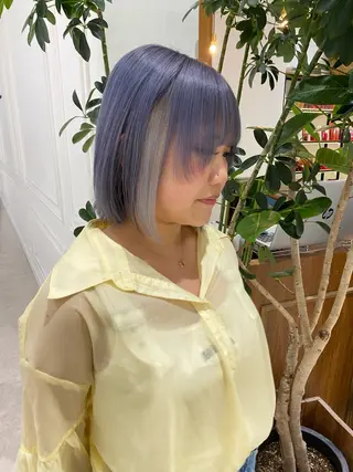 ショート カラー 透明感カラー藤村 雄大‪✂︎‬のヘアスタイル