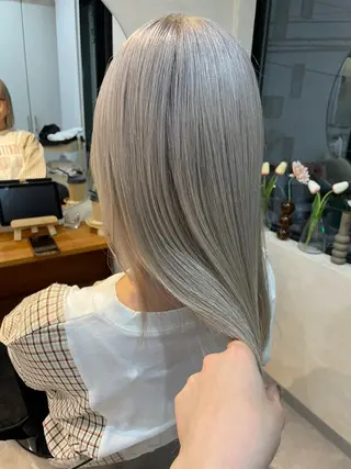 セミロング カラー 似合わせ提案美容師| コイデリュウセイのヘアスタイル