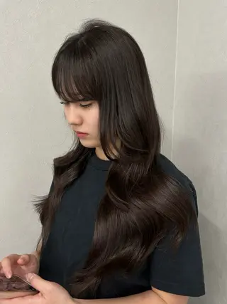ロング mitty aikaのヘアスタイル