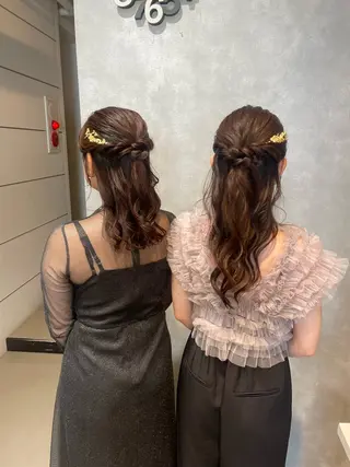 ヘアアレンジ chic 有山 美瑠のヘアスタイル