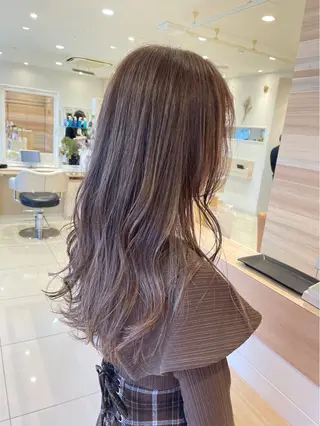 ロング 髪質改善縮毛矯正 堀田陸斗のヘアスタイル