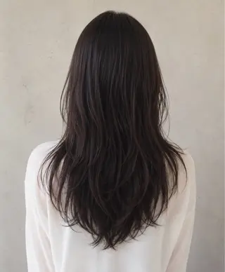 セミロング 垢抜けヘア🐰 専門のヘアスタイル