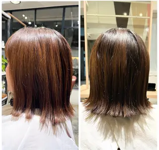 ミディアム 西山 裕子のヘアスタイル