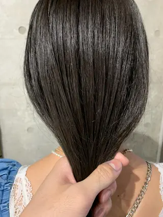 カラー ボブパーマコテ巻き風 パーマNo1深江秀平のヘアスタイル