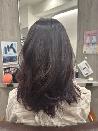 セミロング 青木 翔海のヘアスタイル