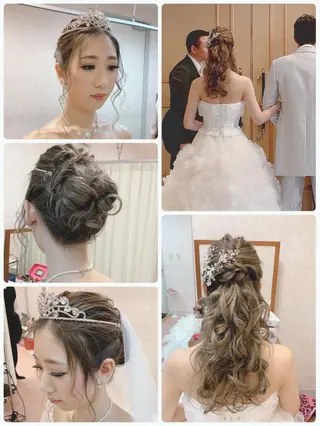 ヘアアレンジ ラムーン アイラッシュ&ヘアメのマツエク・マツパデザイン