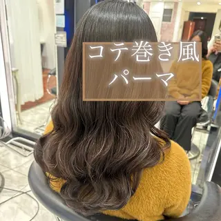 ミディアム パーマ 韓国カラーお任せ❤️ アサコサユリ🎀の眉毛・アイブロウイメージ
