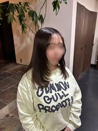 セミロング saraju コナツのヘアスタイル