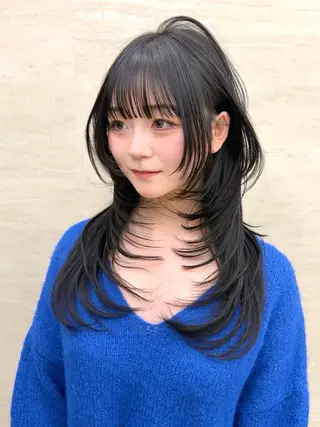 ミディアム PULSE ASAHIのヘアスタイル
