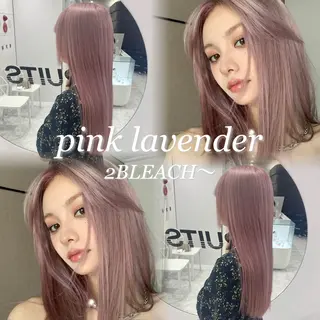 ロング カラー 色落ち綺麗🩰ハイ トーン🎀RINKAのヘアスタイル