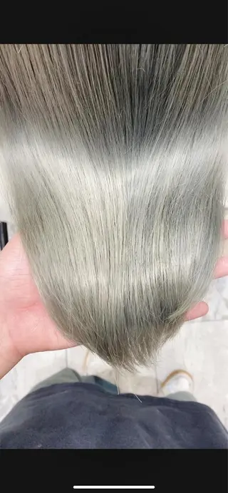 カラー 銀座/レイヤー 顔周りカット溝手優太のヘアスタイル