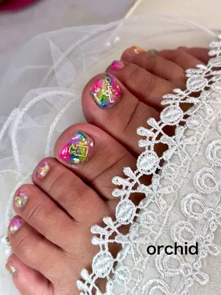ネイル orchid ♡オーキッドのネイルデザイン