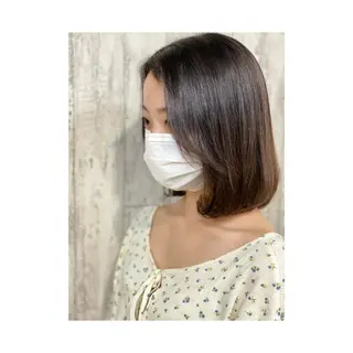 ミディアム 勝河 怜楊のヘアスタイル