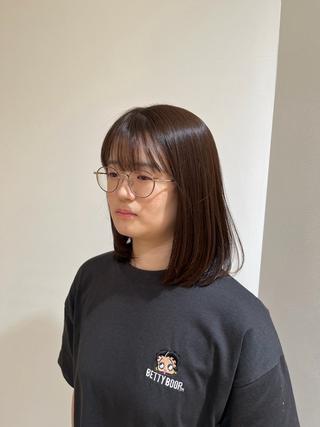 ミディアム モデル募集・:*+. ワカナのヘアスタイル