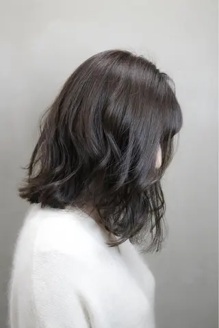 ミディアム カラー 【透明感、艶髪】西村 有司のヘアスタイル