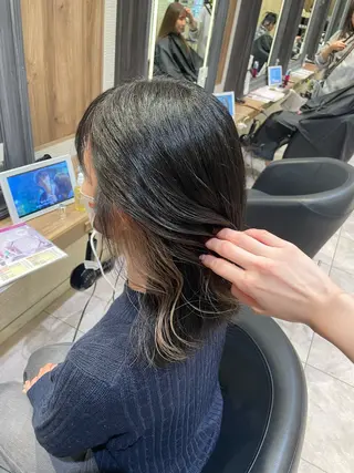 カラー ふわっと抜け感🫧 ブラウンベージュ🤎のヘアスタイル