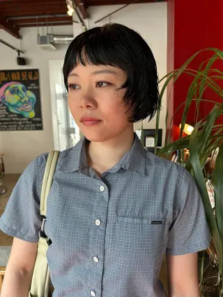 ミディアム ORe'S HAIR BE　GLaDまなみのヘアスタイル