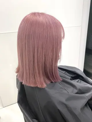 セミロング カラー Amelie yunのヘアスタイル