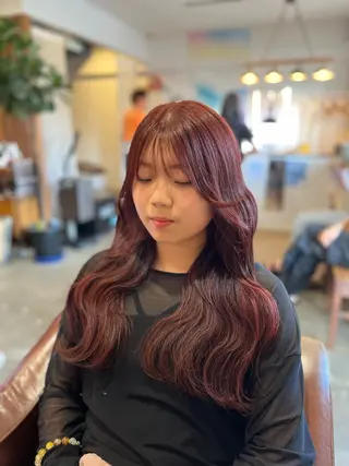 ロング 🫧透明感カラー× レイヤー🫧HARUのヘアスタイル
