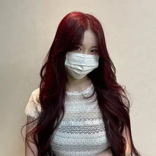 ロング カラー メンズ 【韓国ヘア🇰🇷】 마미(MAMI)♀️のヘアスタイル