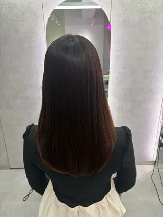 ミディアム 顔まわり/透明感 カラーYoshidaのヘアスタイル
