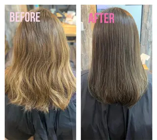 ミディアム カラー Luzir⭐︎ GEN⭐︎のヘアスタイル