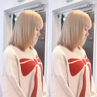 ミディアム カラー Kurumi🌙韓国 レイヤー/艶感カラーのヘアスタイル
