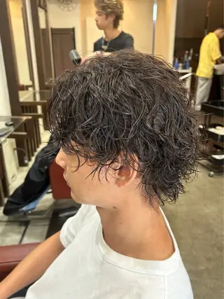 ミディアム メンズ 【横浜メンズ特化】 💥りょうま💥のヘアスタイル