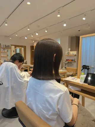 セミロング カラー 🌱加藤　胡太郎 /艶髪ストレート🌱のヘアスタイル