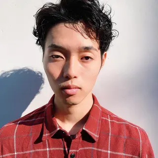 パーマ メンズ 中川 竜誠のヘアスタイル