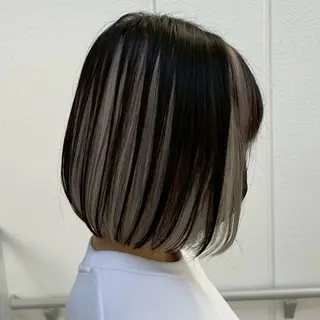 カラー Yoshiいろあそび 八王子/ハイトーンのヘアスタイル