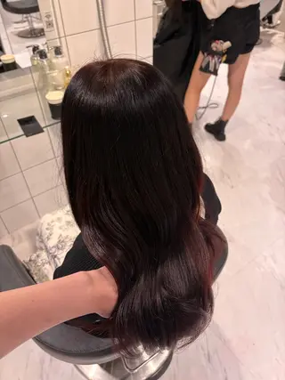ロング カラー うる艶透明感カラー HINANO🩶のヘアスタイル