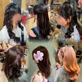 ヘアアレンジ 心愛🐈⬛🩶 studio qのヘアスタイル