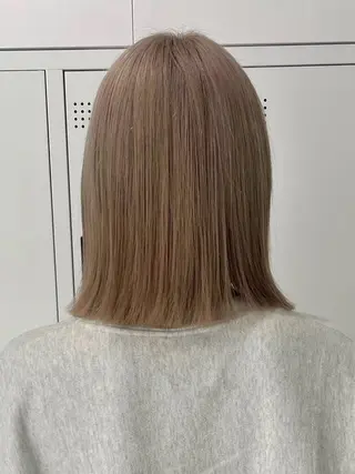 ミディアム カラー ブリーチなしダブルカ ラー/経堂/サナ🌱のヘアスタイル