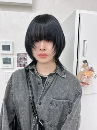 ミディアム カラー メンズ 大阪韓国メンズ特化 LUNAのヘアスタイル