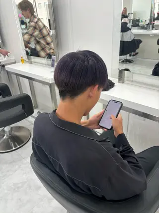 ロング 赤髪/ワインレッド/ 韓国系 まなかのヘアスタイル