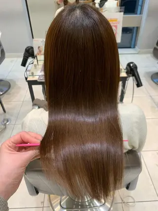 ミディアム カラー パーマ メンズ キッズ 酸熱トリートメント/ 髪質改善🌟玉井香奈のヘアスタイル