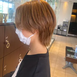 ショート カラー 髪質改善/艶カラー /EisoAkariのヘアスタイル
