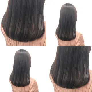 ロング カラー パーマ ヘアアレンジ メンズ キッズ 上品＆韓国風 🥀海心🥀のヘアスタイル