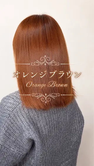 ミディアム カラー hairCALON よしきモデル募集中のヘアスタイル