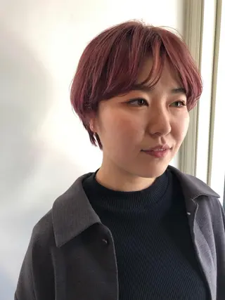 ショート カラー eri kinjoのヘアスタイル